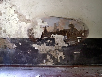 Altes Bild an der Wand