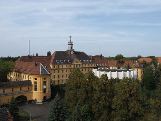 Ausblick vom Dach der Schwimmhalle