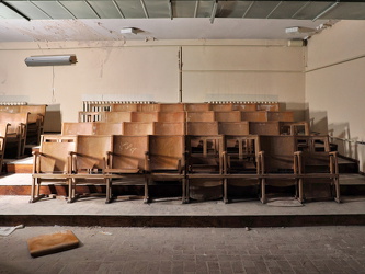 Hörsaal im Keller