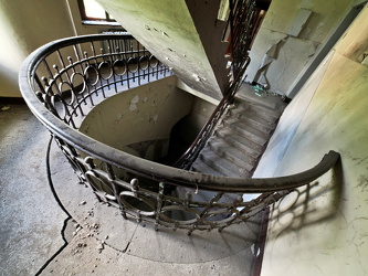 Schloss Beichlingen - Alte Treppe im Lehnshaus