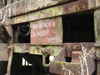 Wagen darf nicht in Züge eingestellt werden