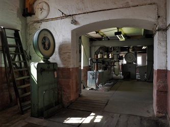 Hier wurde der Zucker in Säcke abgefüllt