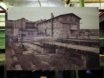 Altes Foto der Fabrik