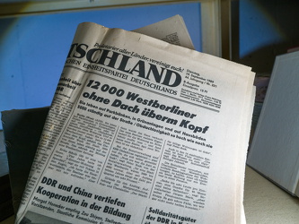 Neues Deutschland - Propaganda kurz vor der Wende